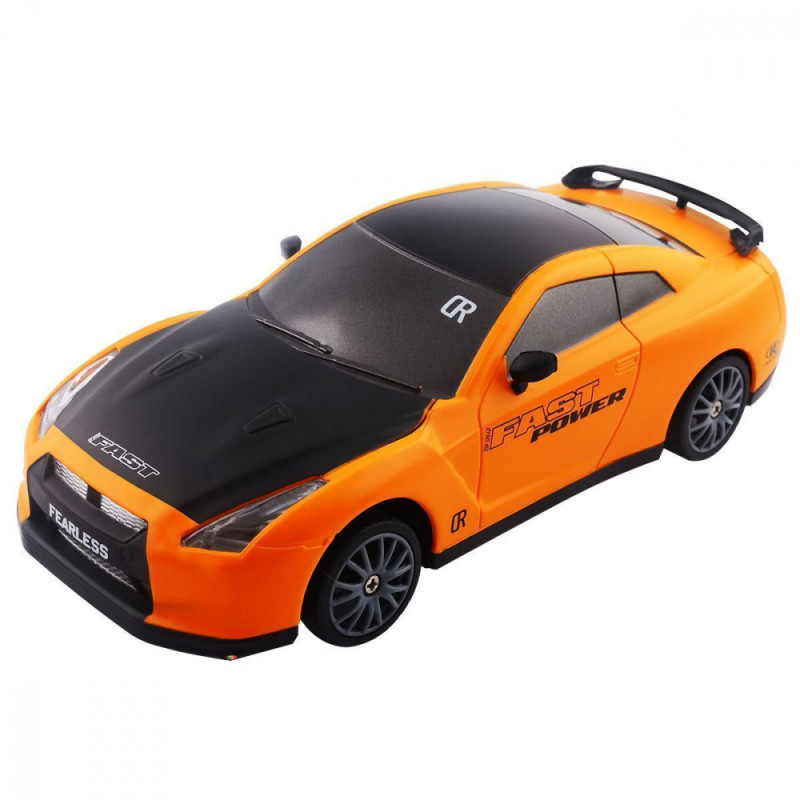 Машинка для дрифту на радіокеруванні Nissan GT-R yellow