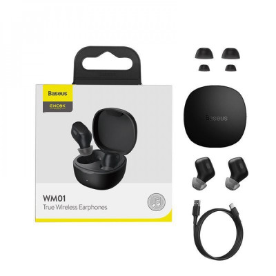 Бездротові навушники Baseus WM01 TWS yellow