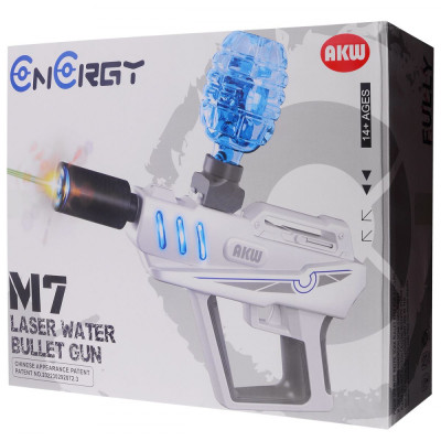 Автомат з гідрогелевими  кульками M7 Laser Water Bullet Gun white