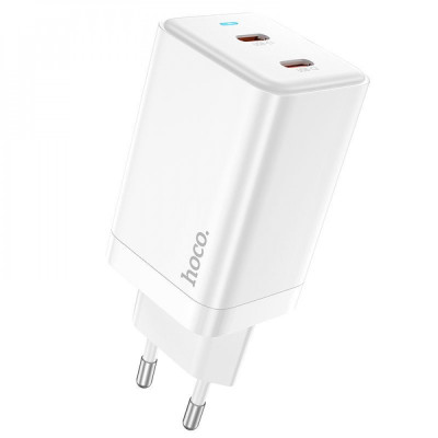 МЗП Hoco N23 Starlight 45W (2 Type-C) white