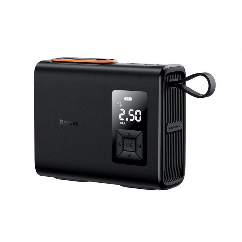 Автомобільний насос Baseus Mega EnergyPump Series Dual Cylinder Wireless black