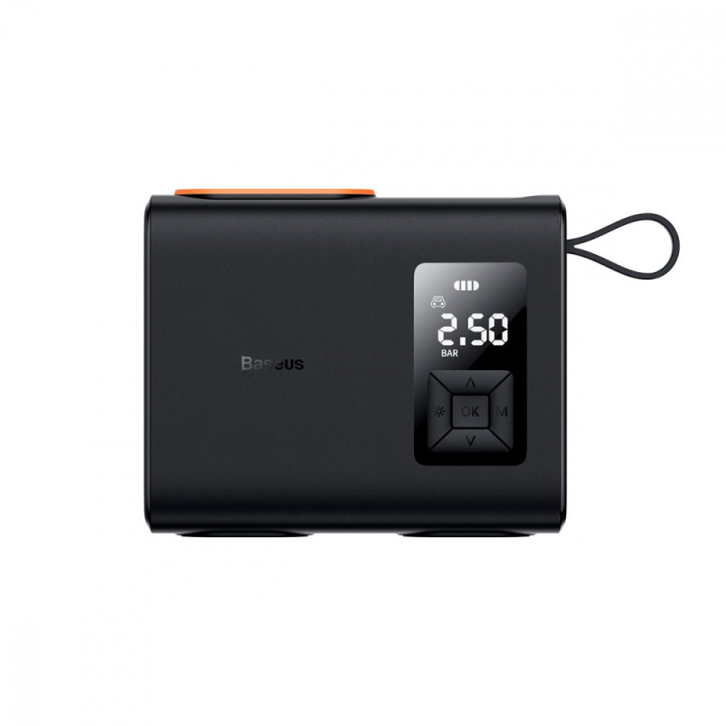 Автомобільний насос Baseus Mega EnergyPump Series Dual Cylinder Wireless black
