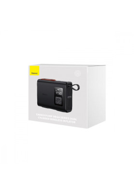 Автомобільний насос Baseus Mega EnergyPump Series Dual Cylinder Wireless black