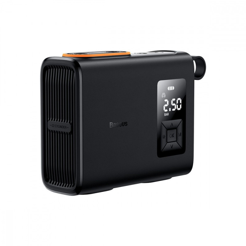 Автомобільний насос Baseus Mega EnergyPump Series Dual Cylinder Wireless black
