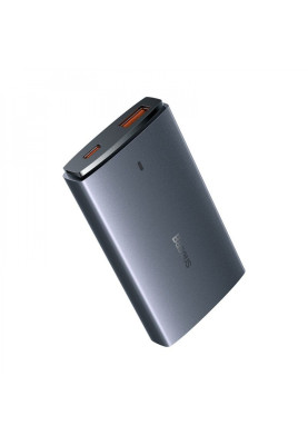 МЗП Baseus GaN5 Pro Ultra-Slim 65W (Type-C + USB) + Кабель Type-C to Type-C 100W (1м) gray