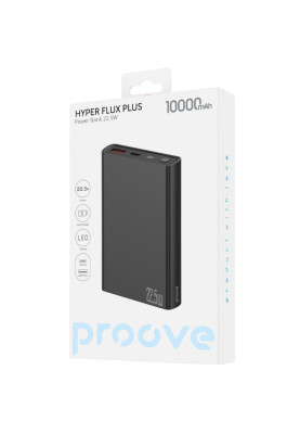 Портативна Батарея Proove Hyper Flux Plus 22.5W 10000mAh black