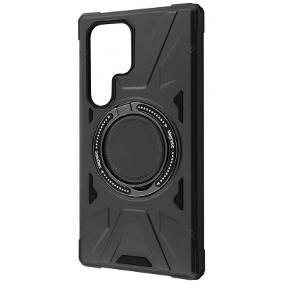 Чохол WAVE Iron Grip with Magnetic Ring Samsung Galaxy S23 Ultra dark green