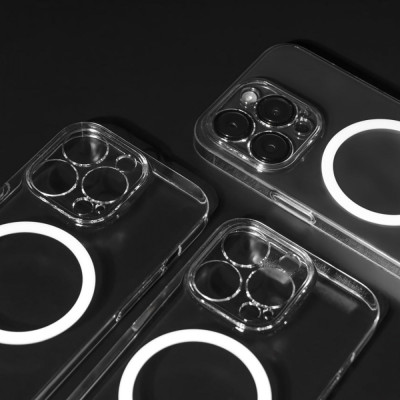 Чохол WAVE Premium Crystal Case with Magnetic Ring iPhone 13 transparent Чохол WAVE Premium Crystal Case with Magnetic Ring iPhone 13 transparent