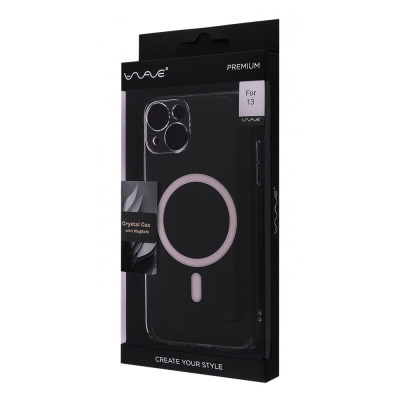 Чохол WAVE Premium Crystal Case with Magnetic Ring iPhone 13 transparent Чохол WAVE Premium Crystal Case with Magnetic Ring iPhone 13 transparent