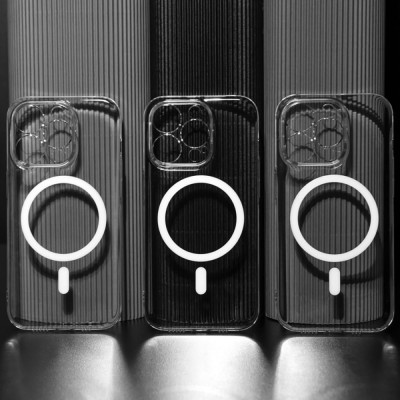 Чохол WAVE Premium Crystal Case with Magnetic Ring iPhone 13 transparent Чохол WAVE Premium Crystal Case with Magnetic Ring iPhone 13 transparent