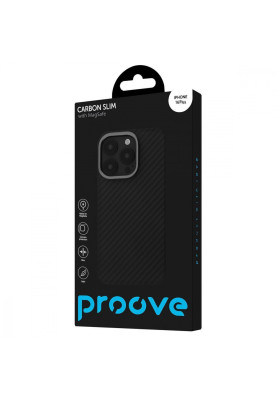 Чохол Proove Carbon Slim with Magnetic Ring iPhone 16 Plus black