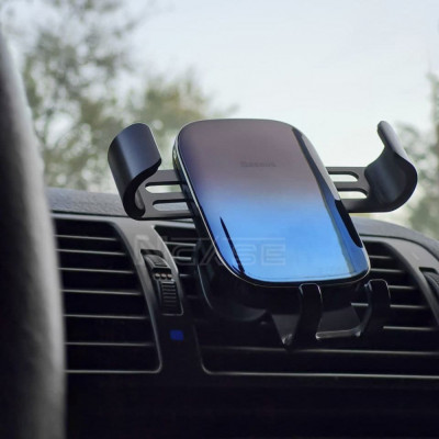 Автомобільний тримач Baseus Glaze Gravity Car Mount black