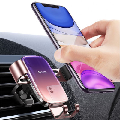 Автомобільний тримач Baseus Glaze Gravity Car Mount black