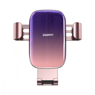 Автомобільний тримач Baseus Glaze Gravity Car Mount pink