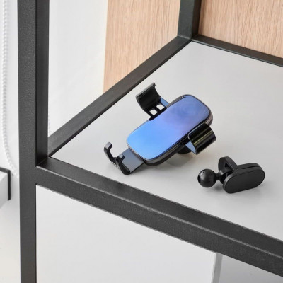 Автомобільний тримач Baseus Glaze Gravity Car Mount black