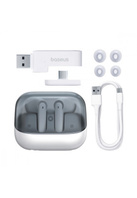 Бездротові навушники Baseus AeQur G10 TWS white