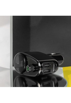 АЗП Baseus FM Launcher Locomotive 10W 2USB black