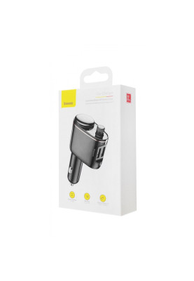 АЗП Baseus FM Launcher Locomotive 10W 2USB black