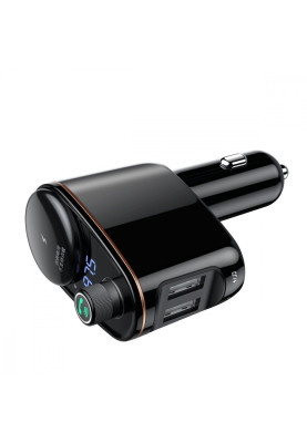 АЗП Baseus FM Launcher Locomotive 10W 2USB black