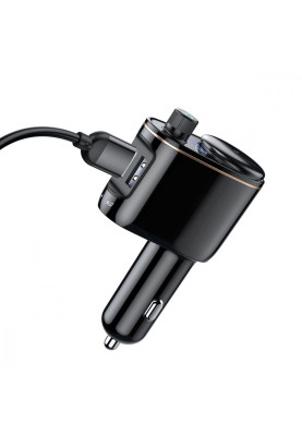 АЗП Baseus FM Launcher Locomotive 10W 2USB black