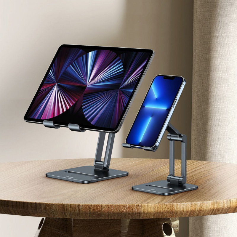 Підставка для планшету Baseus Desktop Biaxial Foldable Metal Stand grey