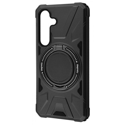 Чохол WAVE Iron Grip with Magnetic Ring Samsung Galaxy S23 FE dark green