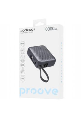 Портативна Батарея Proove Moon Rock 22.5W 10000mAh gray