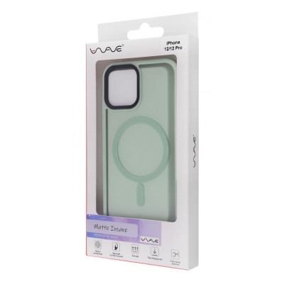 Чохол WAVE Matte Insane Case with Magnetic Ring iPhone 12/12 Pro black