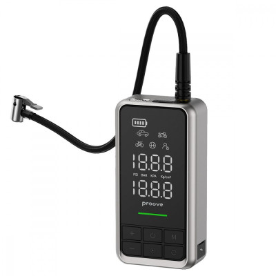 Пусковий Пристрій 2 in 1 + Насос Proove Air Jump 10400mAh 1000A gray