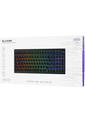 Бездротова клавіатура Proove Gaming Slicker (Ukraine Layout) black