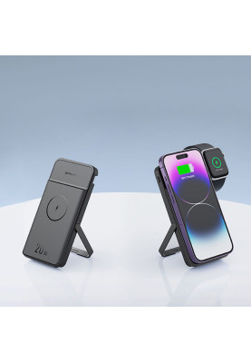 Портативна Батарея/Бездротовий ЗП Proove Power Stand 2 in 1 20W 10000mAh black