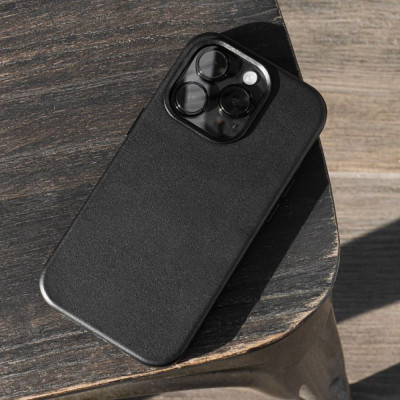 Чохол WAVE Premium Leather Edition Case with Magnetic Ring iPhone 15 Pro ink