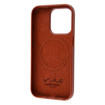 Чохол WAVE Premium Leather Edition Case with Magnetic Ring iPhone 15 Pro ink
