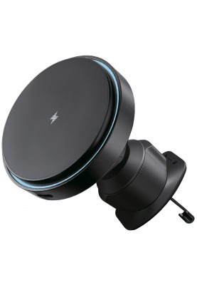 Автомобільний тримач з Бездротовим ЗП Proove Light Circle 15W black