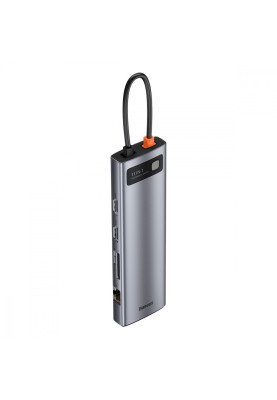 USB-Хаб Baseus Metal Gleam Series 11-in-1 Type-C gray