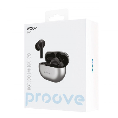 Бездротові навушники Proove Woop TWS with ANC silver/black