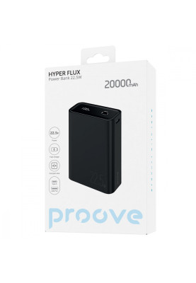 Портативна Батарея Proove Hyper Flux 22.5W 20000mAh black