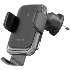 Автомобільний тримач з Бездротовим ЗП Proove Nitro Charge 15W matte black