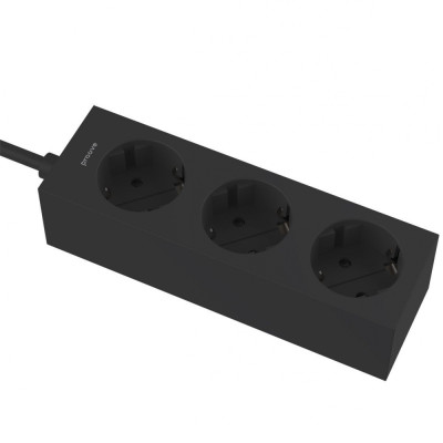 Мережевий фільтр Proove Magnet Strip (3xAC) 1.6m black
