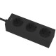 Мережевий фільтр Proove Magnet Strip (3xAC) 1.6m black