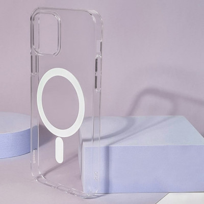 Чохол Baseus Crystal Magnetic iPhone 14 Plus/15 Plus transparent Чохол Baseus Crystal Magnetic iPhone 14 Plus/15 Plus transparent