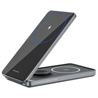 Бездротовий ЗП Proove Metal Edge 3 in 1 black