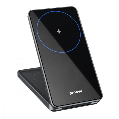 Бездротовий ЗП Proove Metal Edge 3 in 1 gray