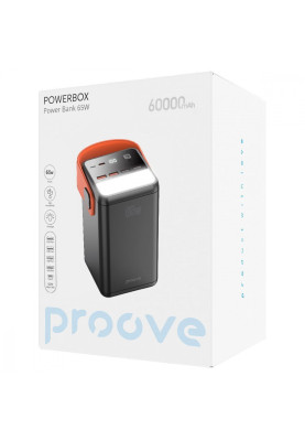 Портативна Батарея Proove Powerbox 65W 60000mAh black