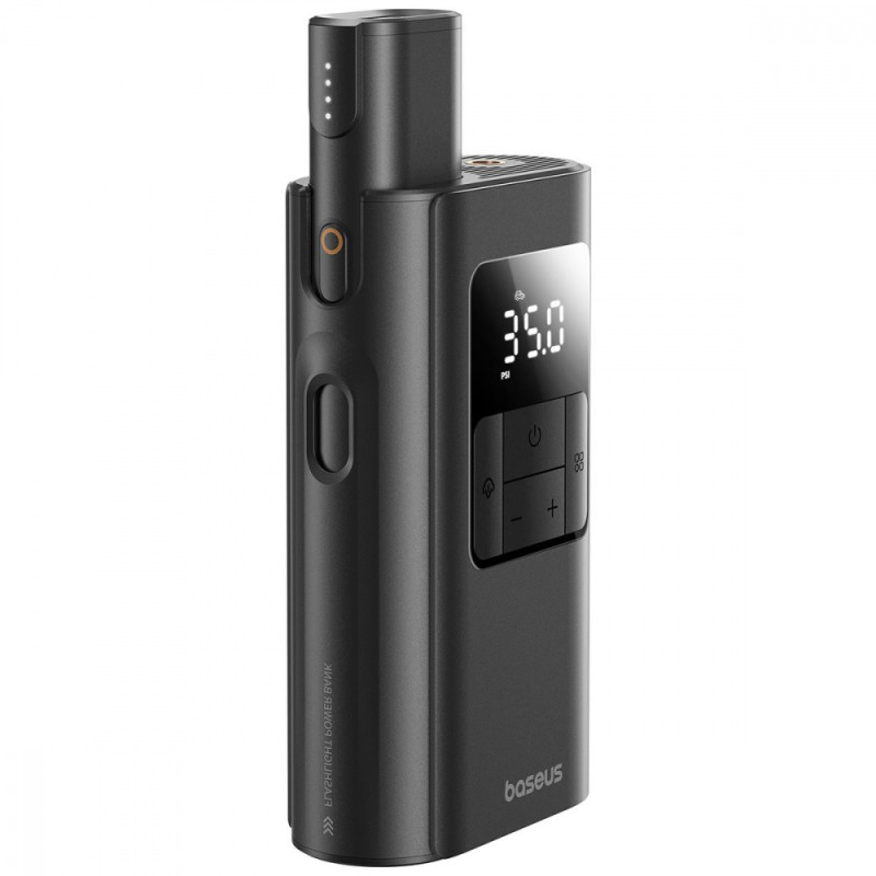 Портативний Міні Насос Baseus PrimeTrip VA1 2-in-1 black