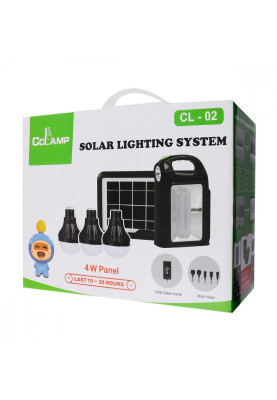Багатофункціональний LED ліхтар Cclamp CL-02 із сонячною панеллю