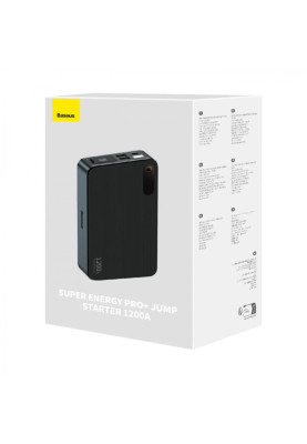 Пусковий Пристрій Baseus Super Energy Pro+ 1200A black
