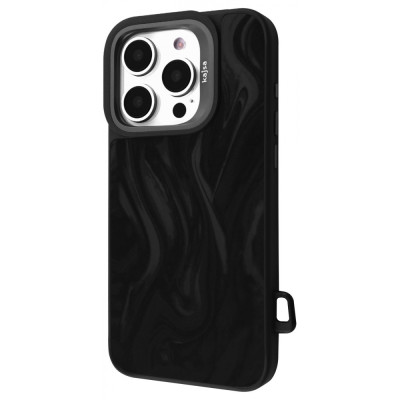 Чохол Kajsa Fluid Art with Magnetic Ring iPhone 16 Pro desert titanium