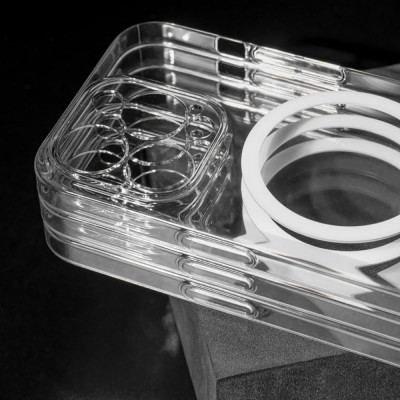 Чохол WAVE Premium Crystal Case with Magnetic Ring iPhone 15 Pro transparent Чохол WAVE Premium Crystal Case with Magnetic Ring iPhone 15 Pro transparent
