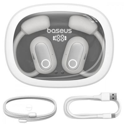 Бездротові навушники Baseus Eli Fit Open-Ear True TWS white